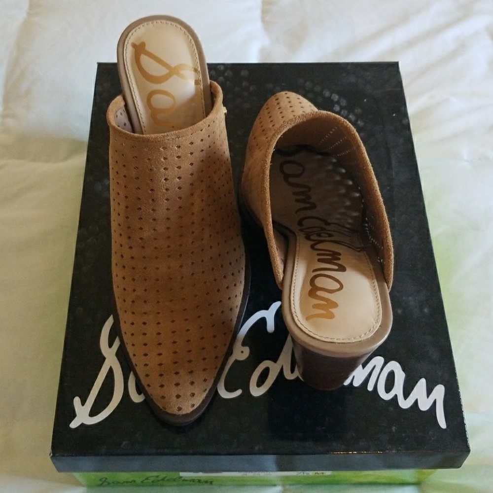 Sam Edelman Bates Mule, Camel Suede